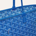 Goyard Artois Tote MM Sky Blue Goyardine Canvas & Chevroches Calfskin Palladium Hardware - Image 3